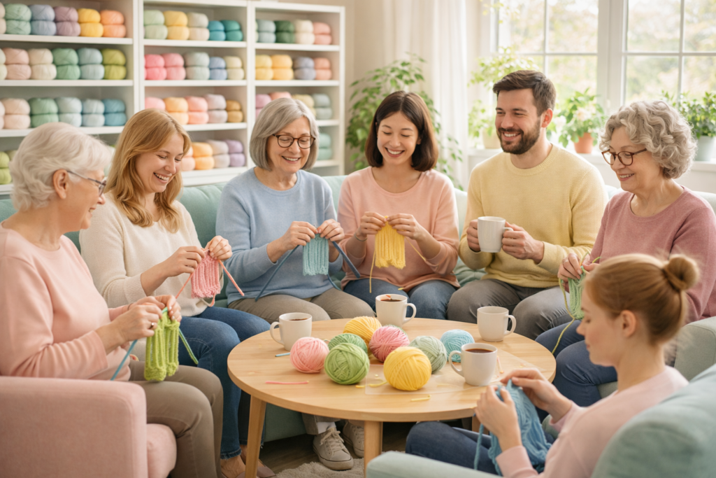 Strikkekafé 16. april.